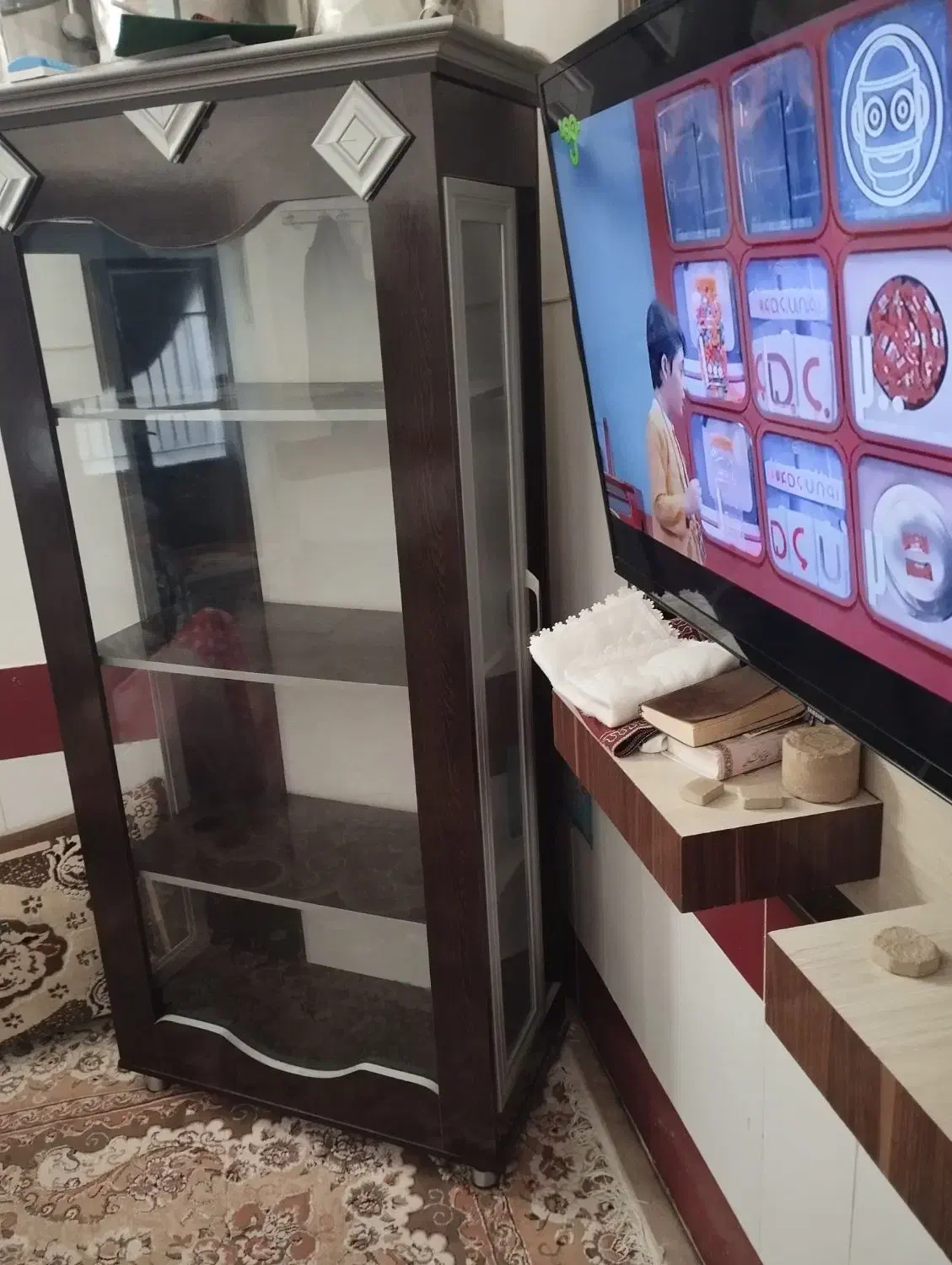 بوفه|بوفه، ویترین، کنسول|کاشمر, |دیوار