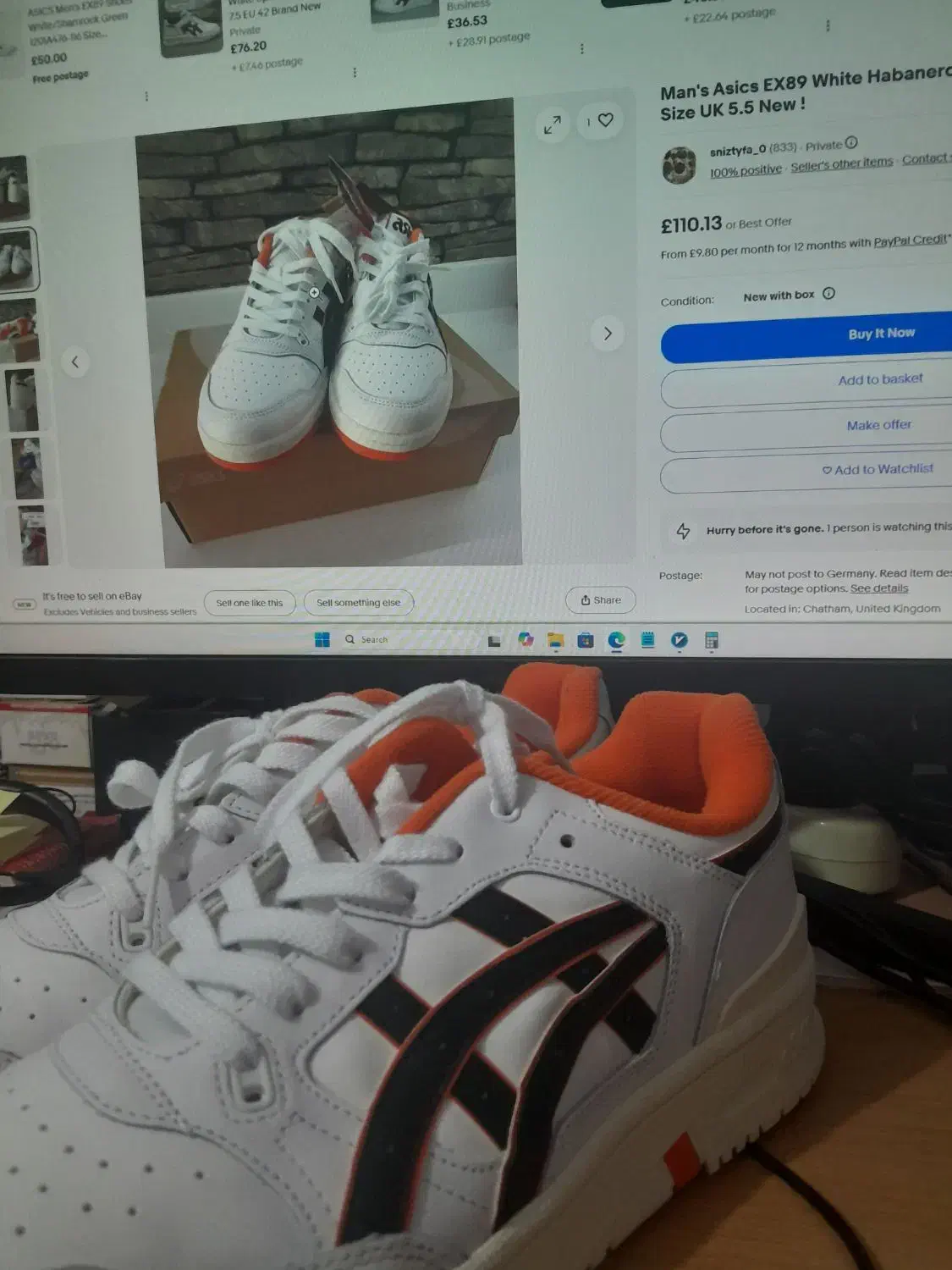 کفش Asics اسیکس|کیف، کفش، کمربند|پاکدشت, پاکدشت (مامازند)|دیوار