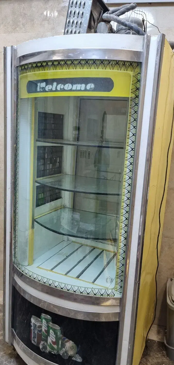 یخچال فروشگاهی دوطرف ویترین|یخچال و فریزر|قم, بلوار امین و ساحلی|دیوار