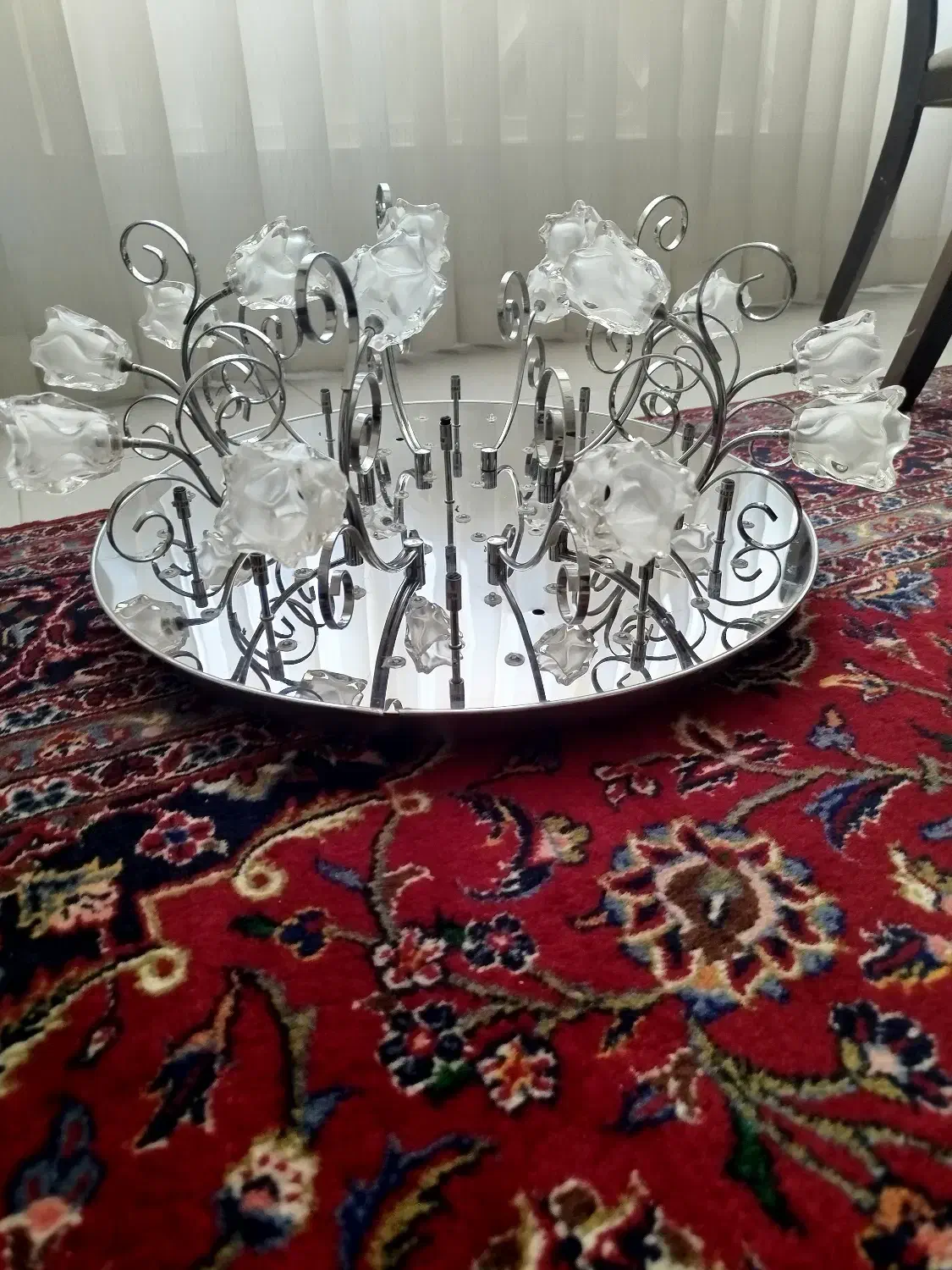 لوستر سقفی نو دارای چند مدل نور|لوستر و چراغ آویز|همدان, |دیوار