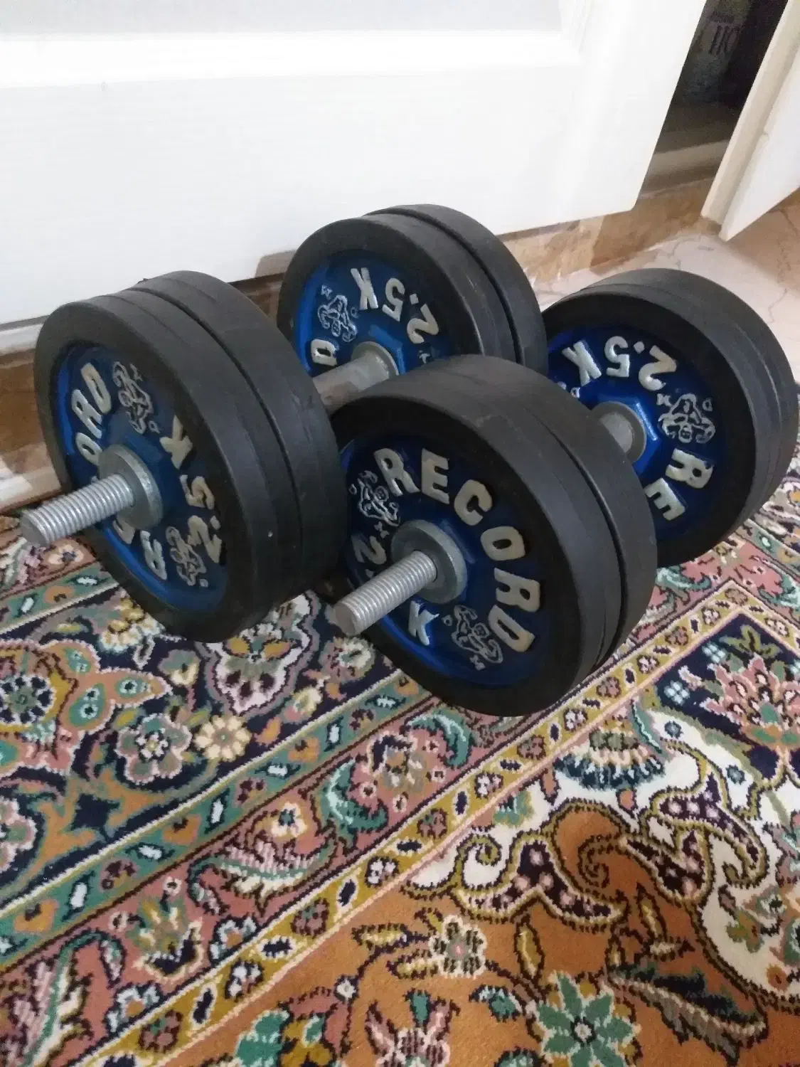 یک جفت دمبل ورزشی ۲۰ کیلو|تجهیزات ورزشی|تهران, ارم|دیوار