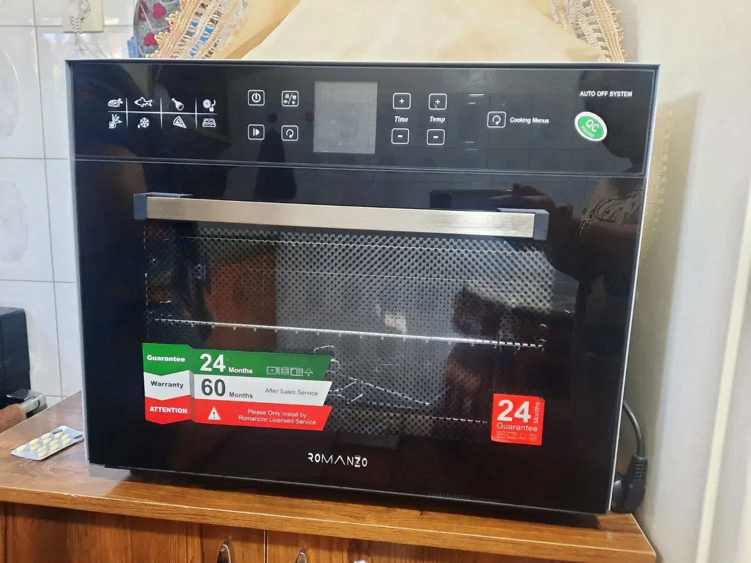 فر رومیزی رومانزو|اجاق گاز و لوازم برقی پخت‌وپز|شیرگاه, |دیوار