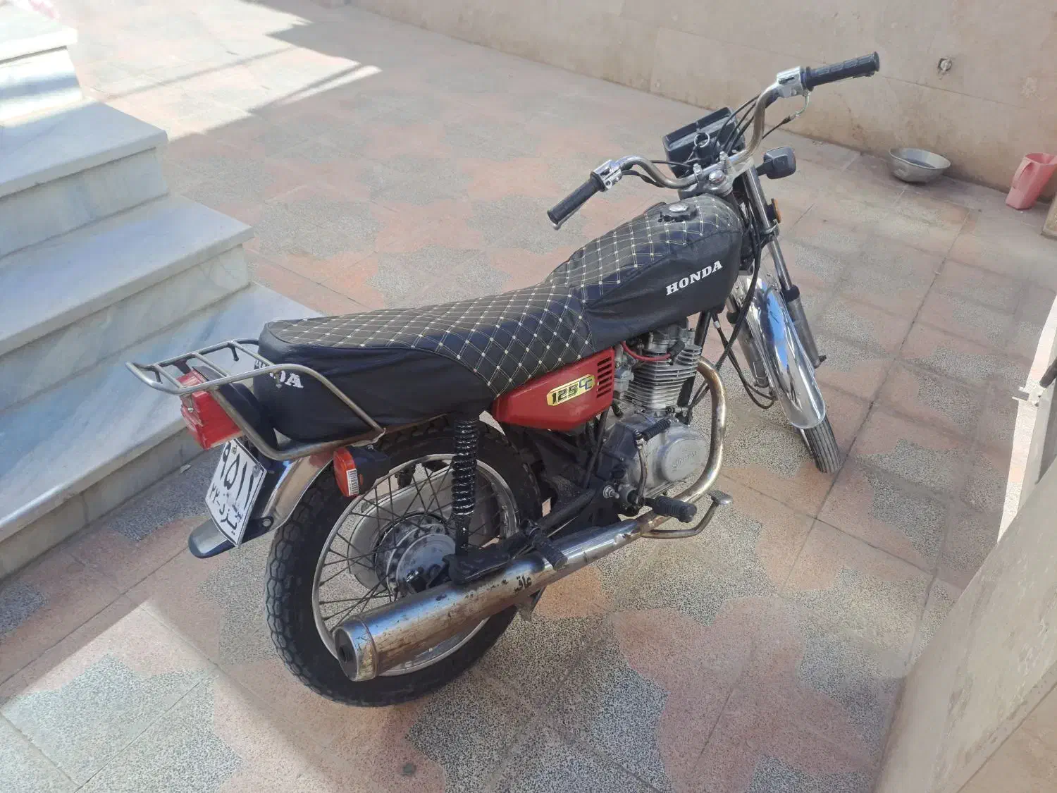هندا ۱۲۵ مدل ۸۵ پلاک قدیم|موتورسیکلت|مهریز, |دیوار