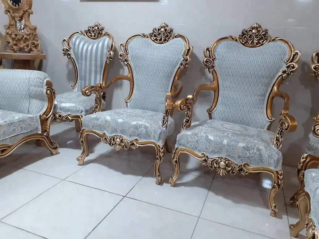 مبل سلطنتی دسته عصایی|مبلمان خانگی و میز عسلی|کرمانشاه, |دیوار