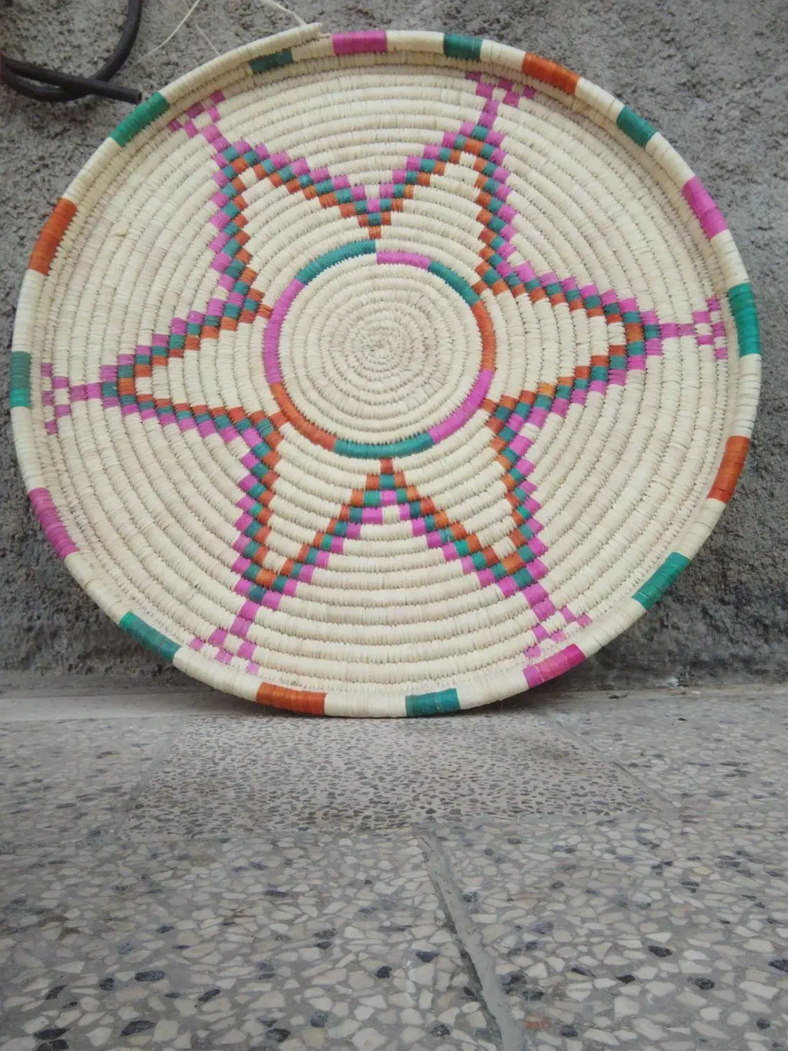 تویزه حصیری بزرگ و زیبا|صنایع دستی و سایر لوازم تزئینی|دهدشت, |دیوار