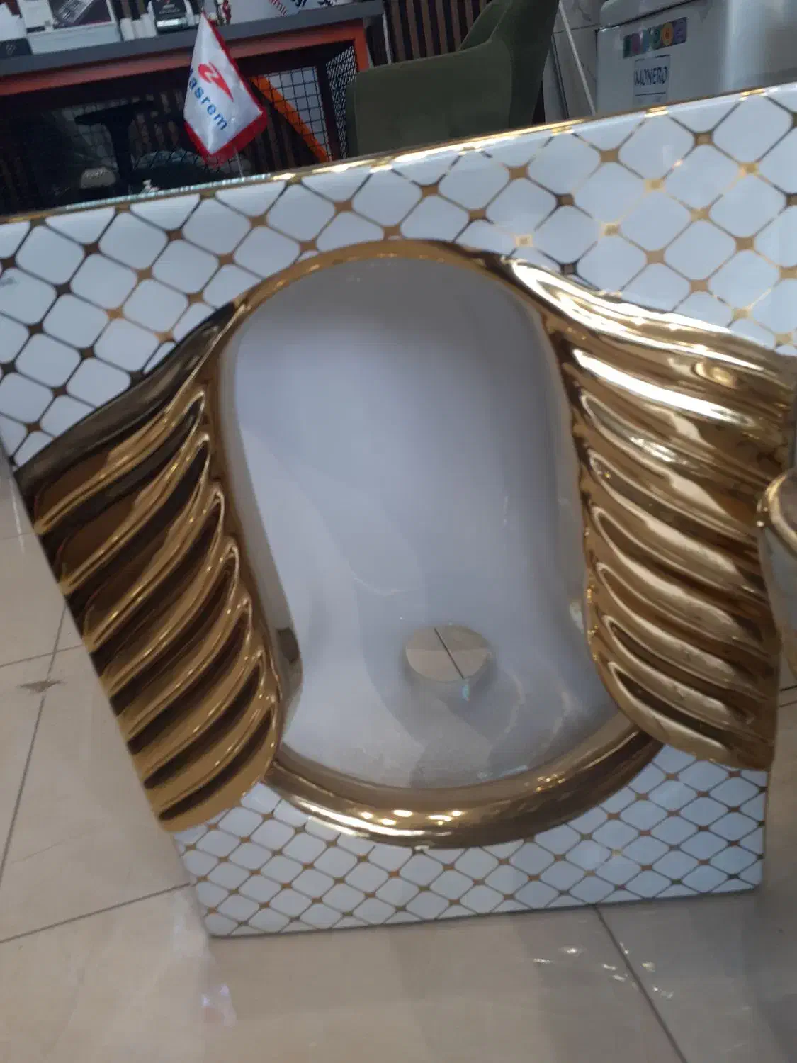 کاسه توالت ایرانی زمینی|لوازم سرویس بهداشتی|اردبیل, |دیوار