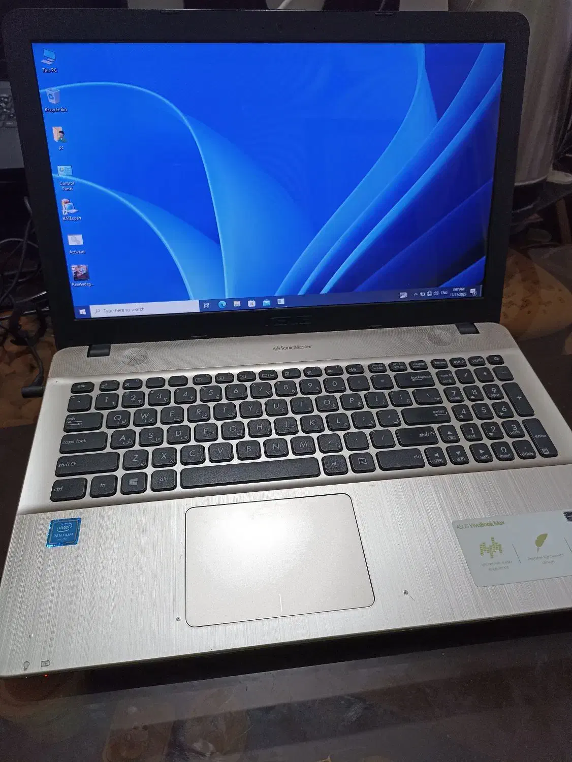 Asus VivoBook Pentium Gold 4Core|رایانه همراه|اصفهان, آهنگران|دیوار