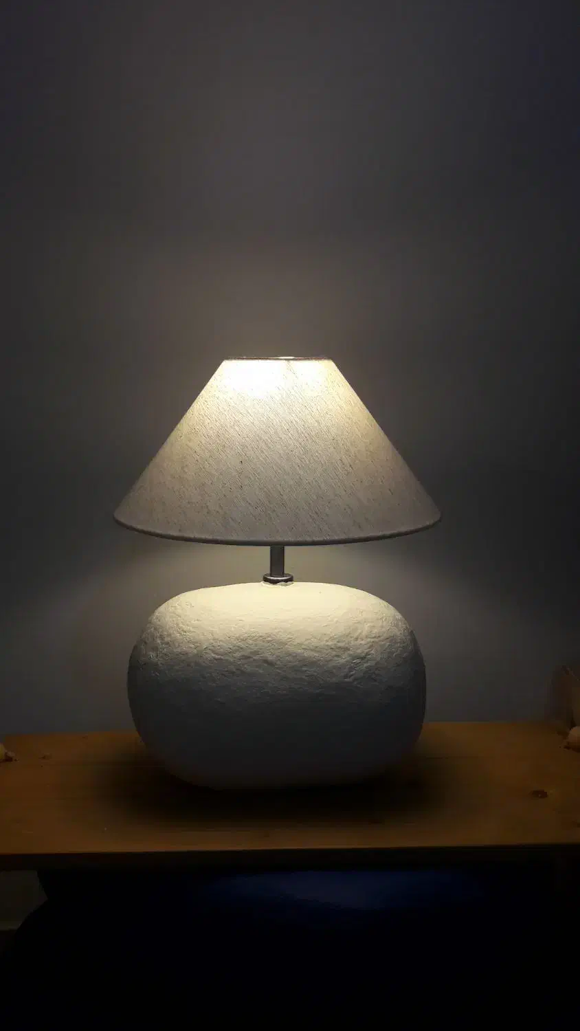 آباژور پاپیه ماشه (دست ساز)|چراغ خواب و آباژور|تهران, حکیمیه|دیوار