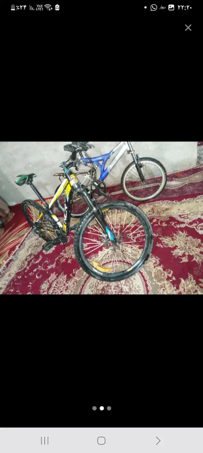 ۴ عدد دوچرخه تمیز سالم  یک تنه اساک|دوچرخه، اسکیت، اسکوتر|ایرانشهر, |دیوار