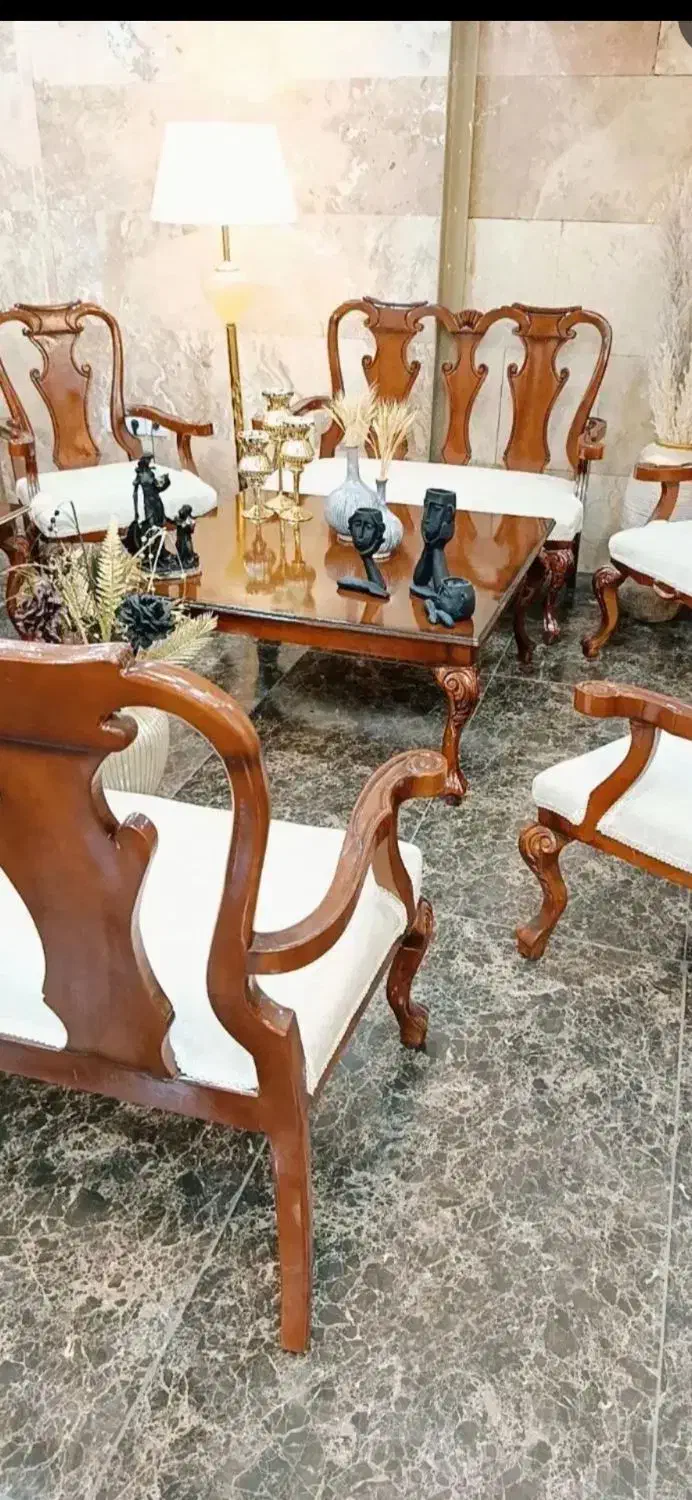 مبل چپنتر فرانسه به خاطر تغییر شغل نصف قیمت|مبلمان خانگی و میز عسلی|رشت, چله خانه|دیوار