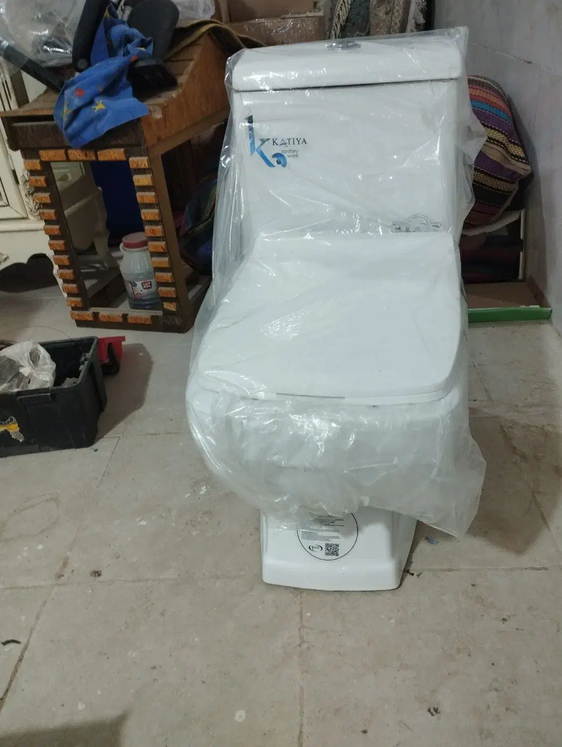 دستشویی فرنگی مدل کاتیا مروارید نونو|لوازم سرویس بهداشتی|قرچک, قشلاق جیتو|دیوار