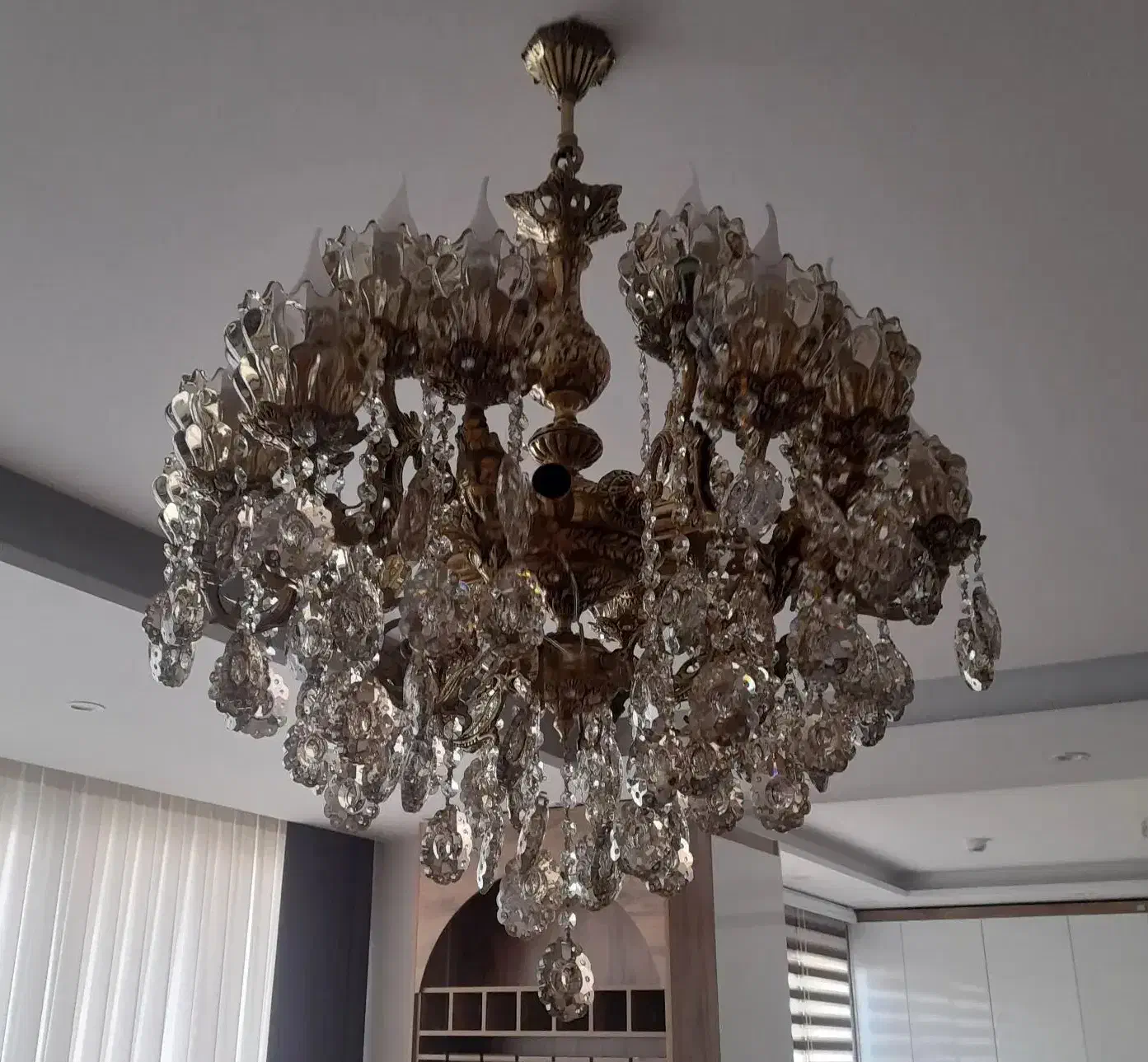 لوستر برنز|لوستر و چراغ آویز|همدان, |دیوار