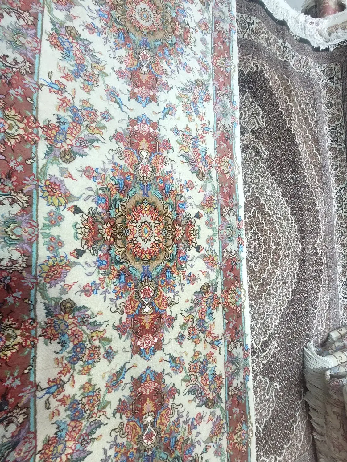 جفت کناره خطیبی ۳۰رج ۱×۳|فرش|تبریز, |دیوار