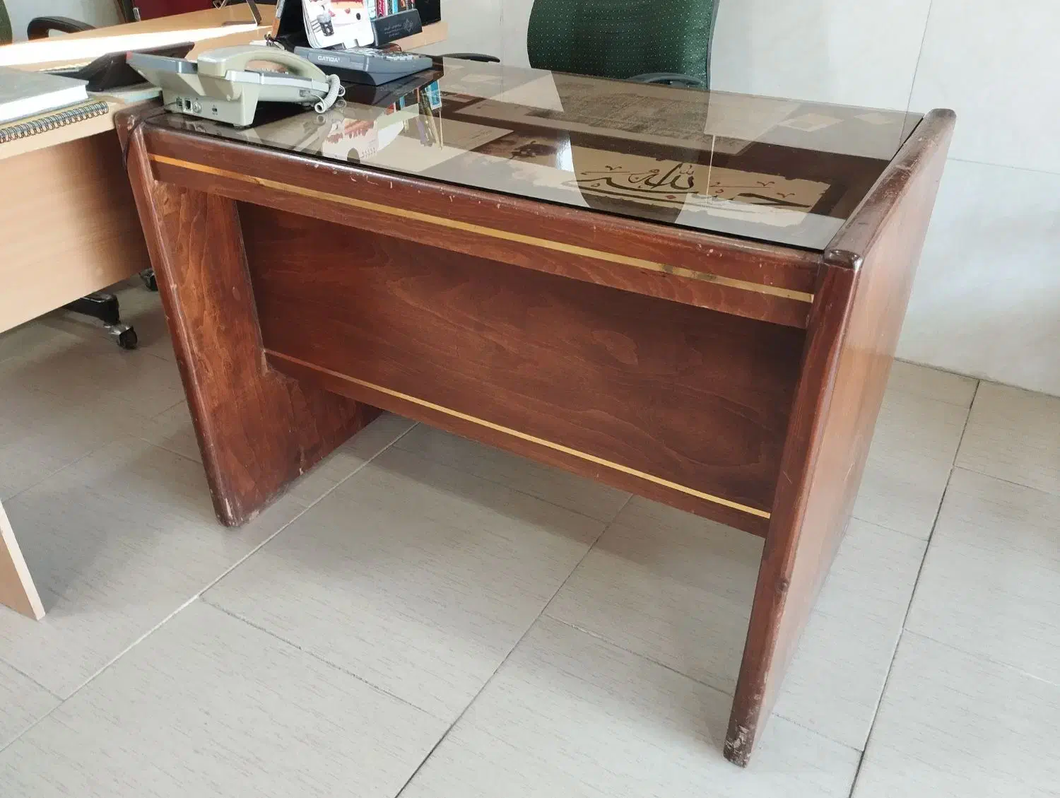 میز اداری و تحریر 2 عدد|مبلمان اداری|ساری, |دیوار