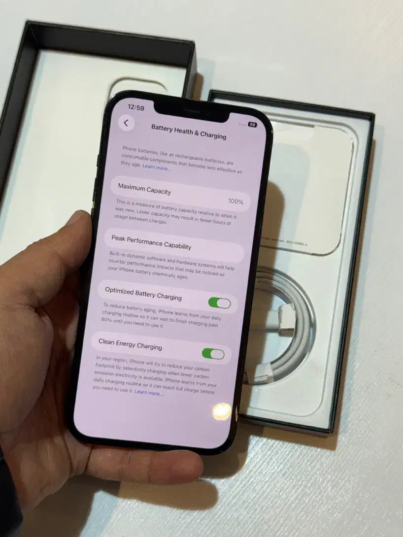 فروش آیفون ۱۲ پرومکس ۲۵۶ گیگ در حد نو|موبایل|تهران, مرزداران|دیوار