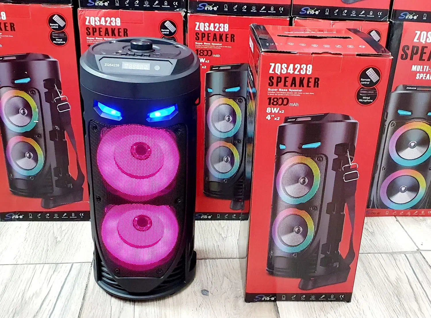 اسپیکر بلوتوثی قابل حمل ZQS-4239|پخش‌کننده همراه|تهران, شیخ هادی|دیوار