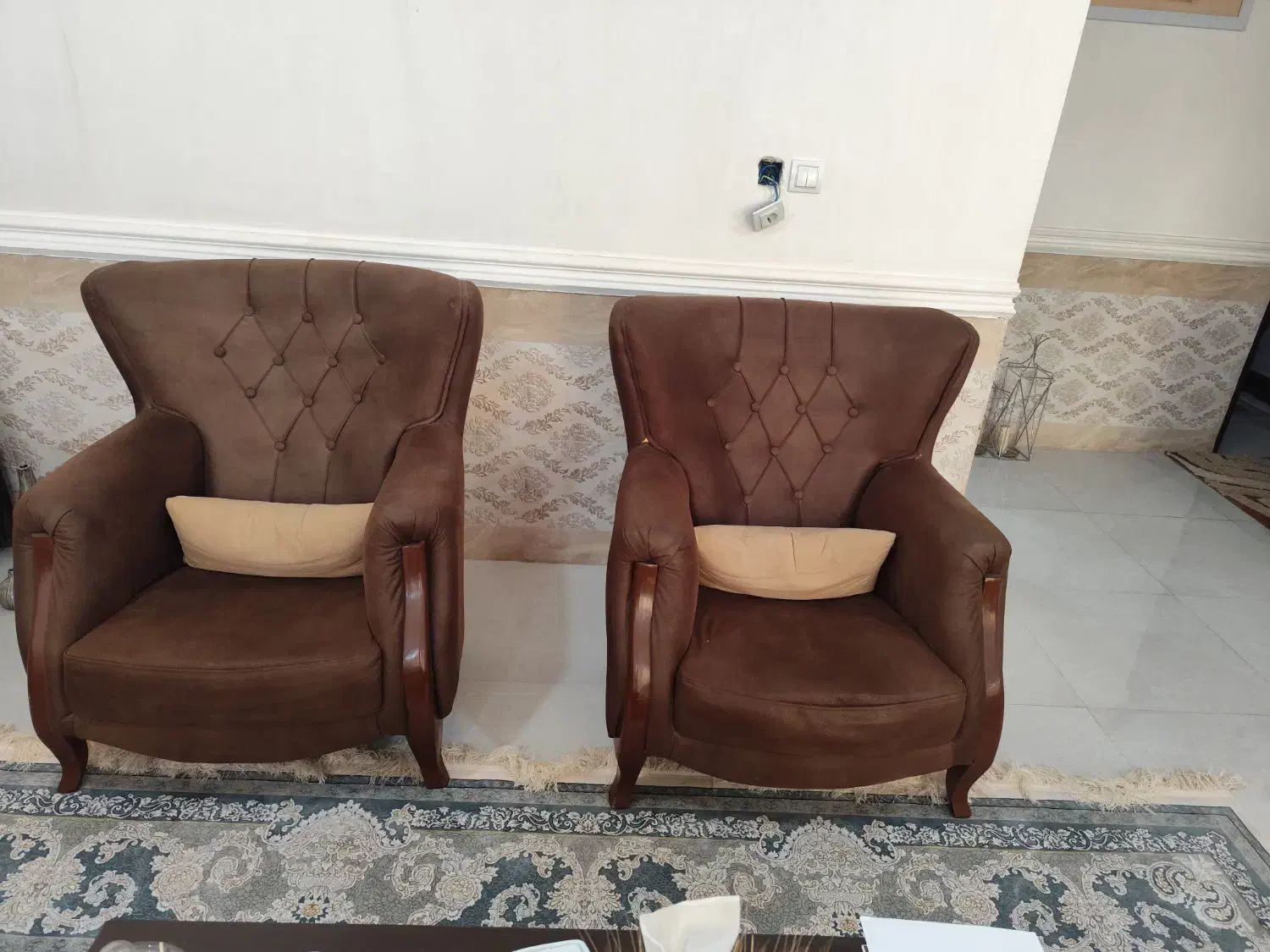 مبل چستر ۷ نفره|مبلمان خانگی و میز عسلی|مسجد سلیمان, |دیوار