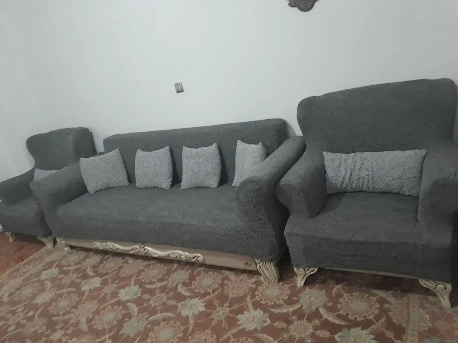 مبل هشت نفره تخت خواب شو به همراه رو مبلی|مبلمان خانگی و میز عسلی|محمدشهر, شهرک پیام (مهرالبرز)|دیوار