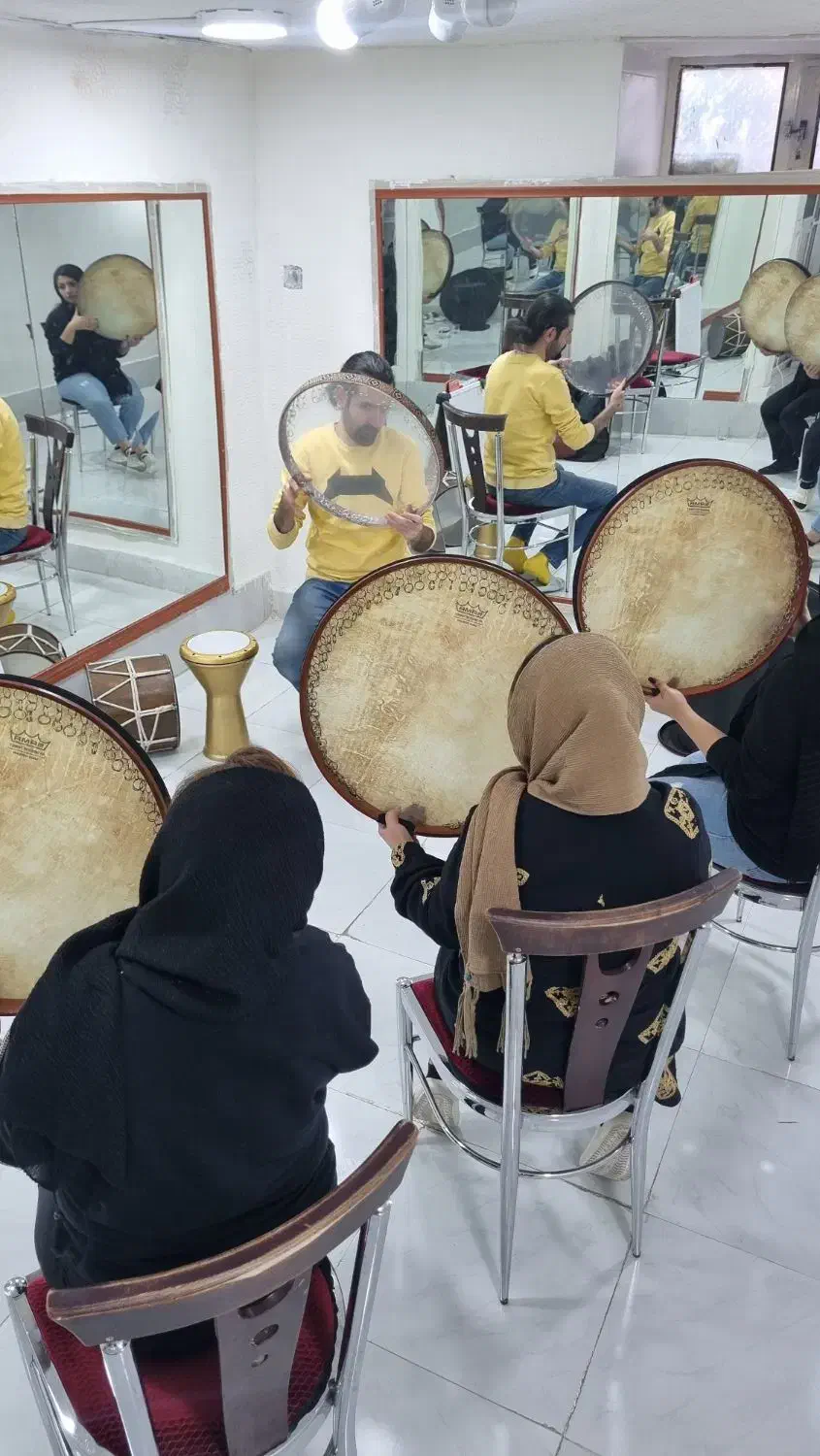 آموزش دف|سازهای سنتی|تبریز, |دیوار