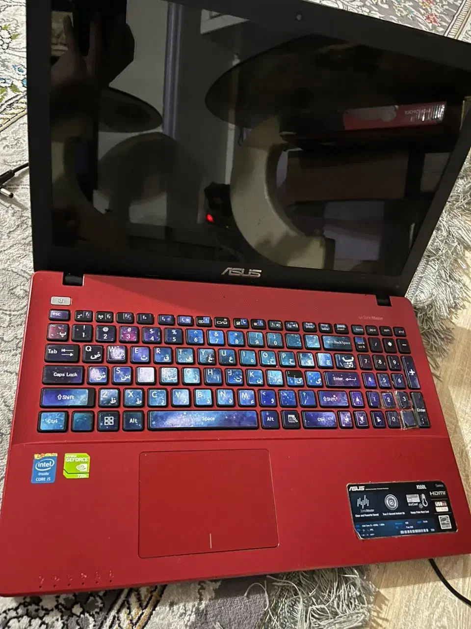 لپ تاپ asus x550l|رایانه همراه|رشت, معلم|دیوار