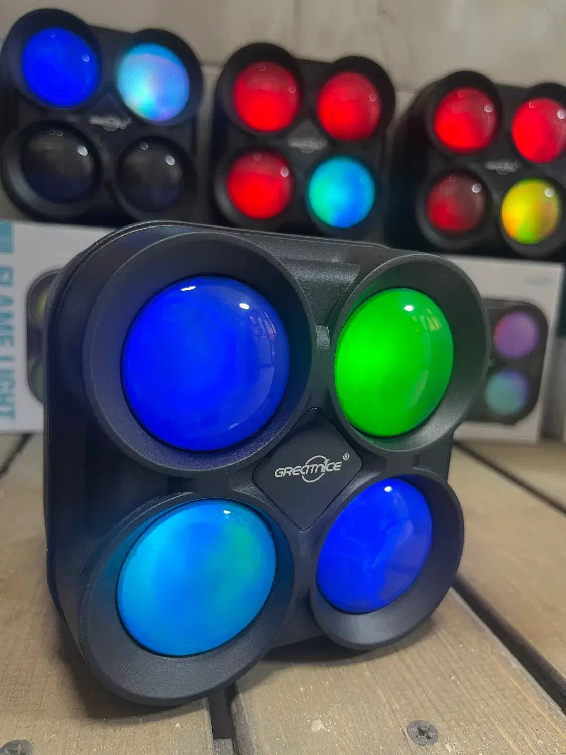 اسپیکر بلوتوثی رقص نور دار فلش خور شارژی خارجی|پخش‌کننده همراه|کرج, گلشهر|دیوار