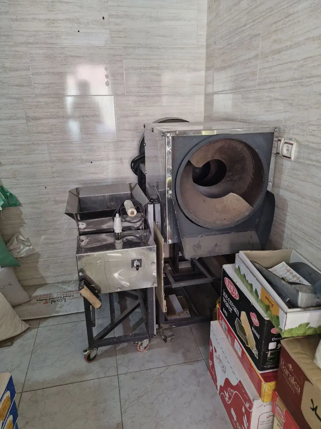 دستگاه تخمه پزی ۱۰ کیلویی و شور کن|ماشین‌آلات صنعتی|کرمانشاه, |دیوار