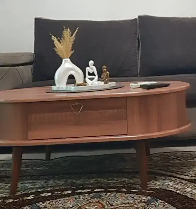 فروش جلو مبلی و سه عدد عسلی|مبلمان خانگی و میز عسلی|شاهرود, |دیوار