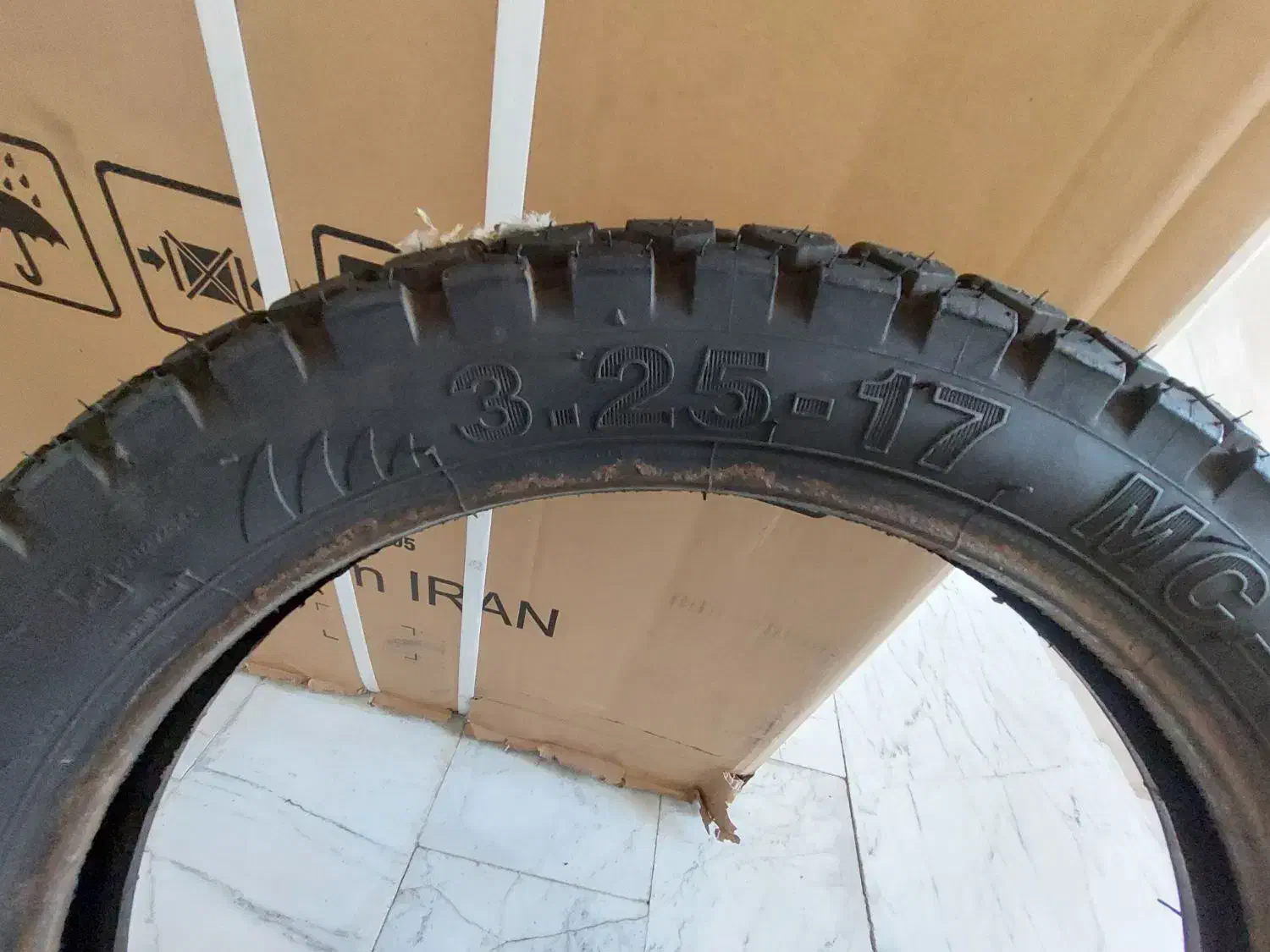 لاستیک عقب ۱۲۵|قطعات یدکی و لوازم جانبی|معصومیه, |دیوار