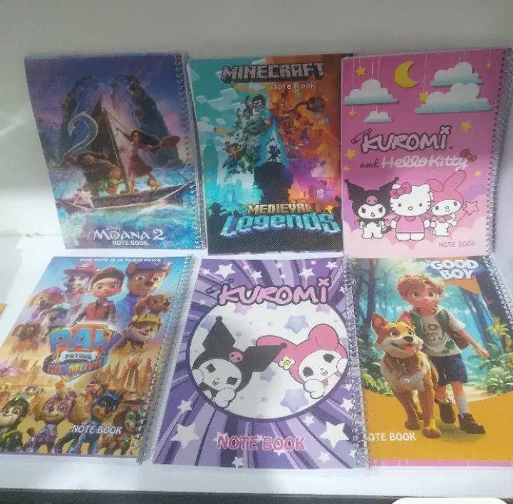 دفتر خط دار سیمی 50برگ|لوازم التحریر|گالیکش, |دیوار