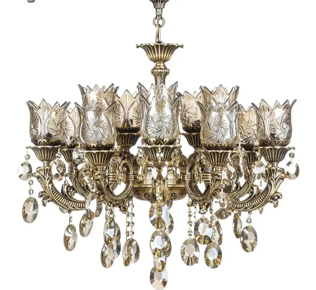 لوستر برنز مدل ۷۷۰۰|لوستر و چراغ آویز|قم, نیروگاه|دیوار