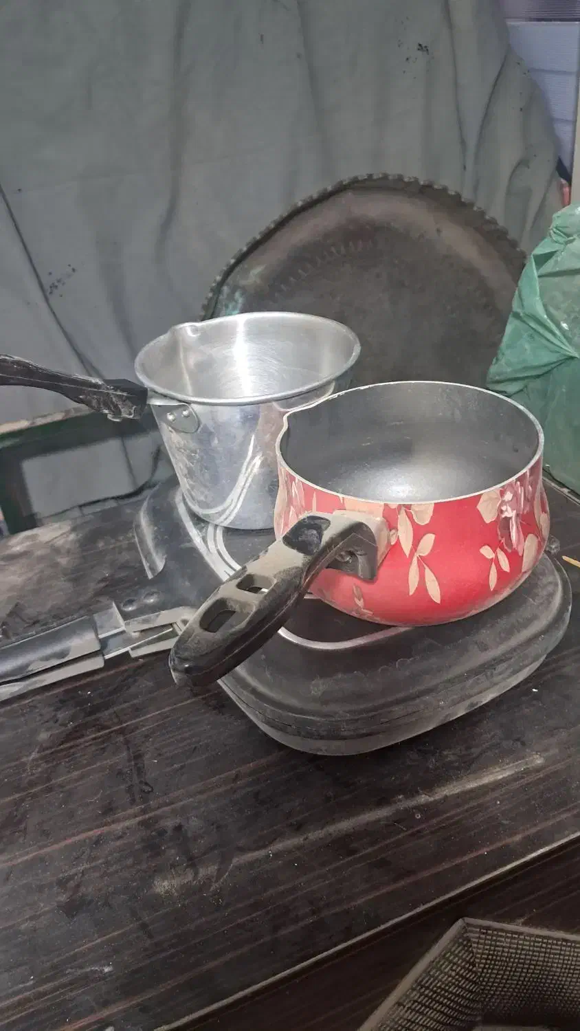 ماهیتابه دوقلو رژیمی|ظروف پخت‌وپز|باقرشهر, |دیوار