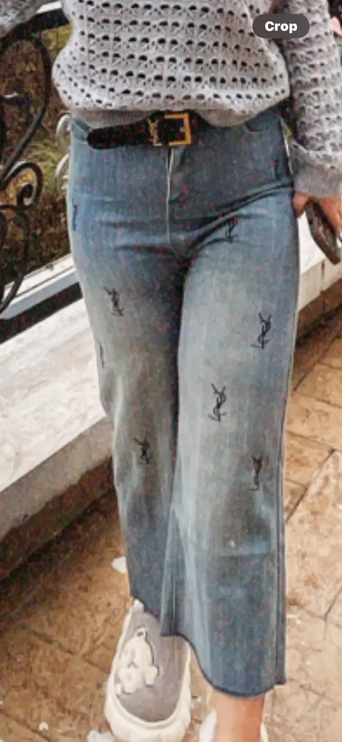 شلوار جین نو سایز تا ۴۲ اندازست مدل واید خارجی|لباس|تهران, تجریش|دیوار