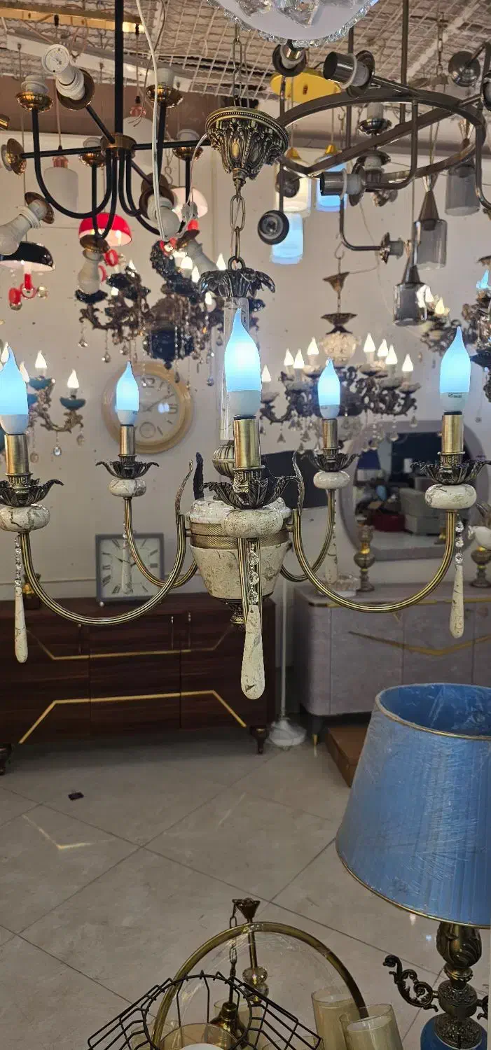 لوستر سنگی|لوستر و چراغ آویز|مشهد, شاهد (شهرک غرب)|دیوار