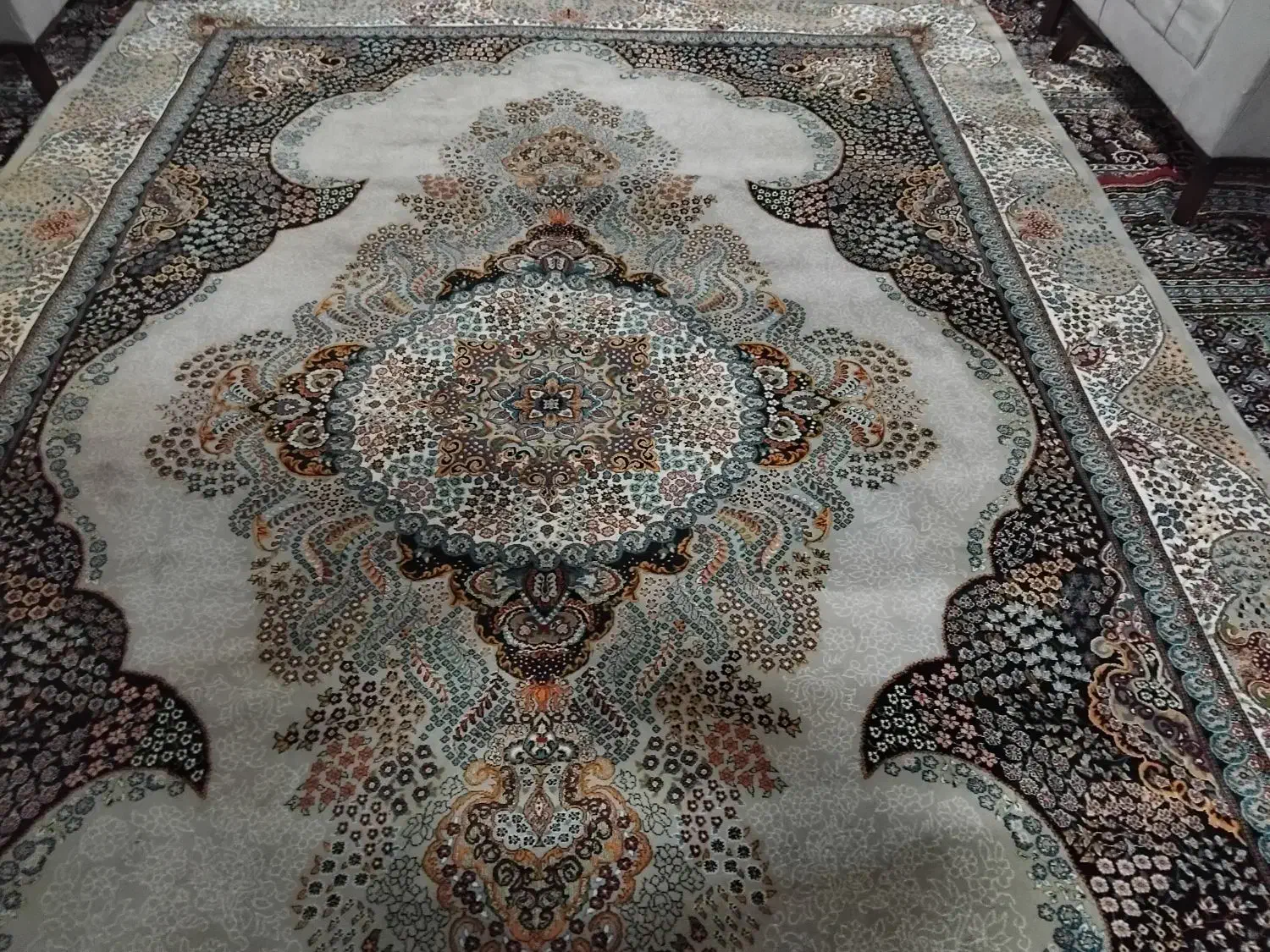 دو تخته فرش ۹ متری|فرش|تنکمان, |دیوار