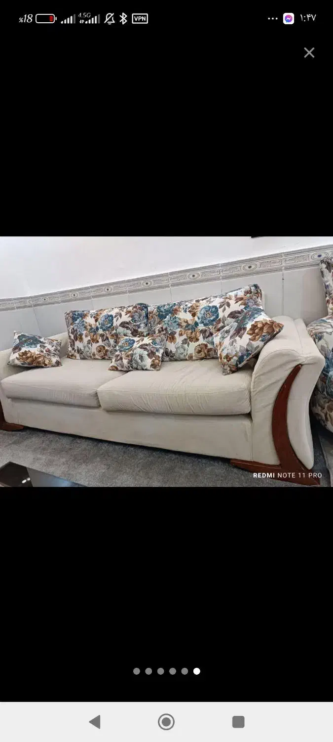 مبلمان هفت نفره|مبلمان خانگی و میز عسلی|مشهد, ابوذر|دیوار