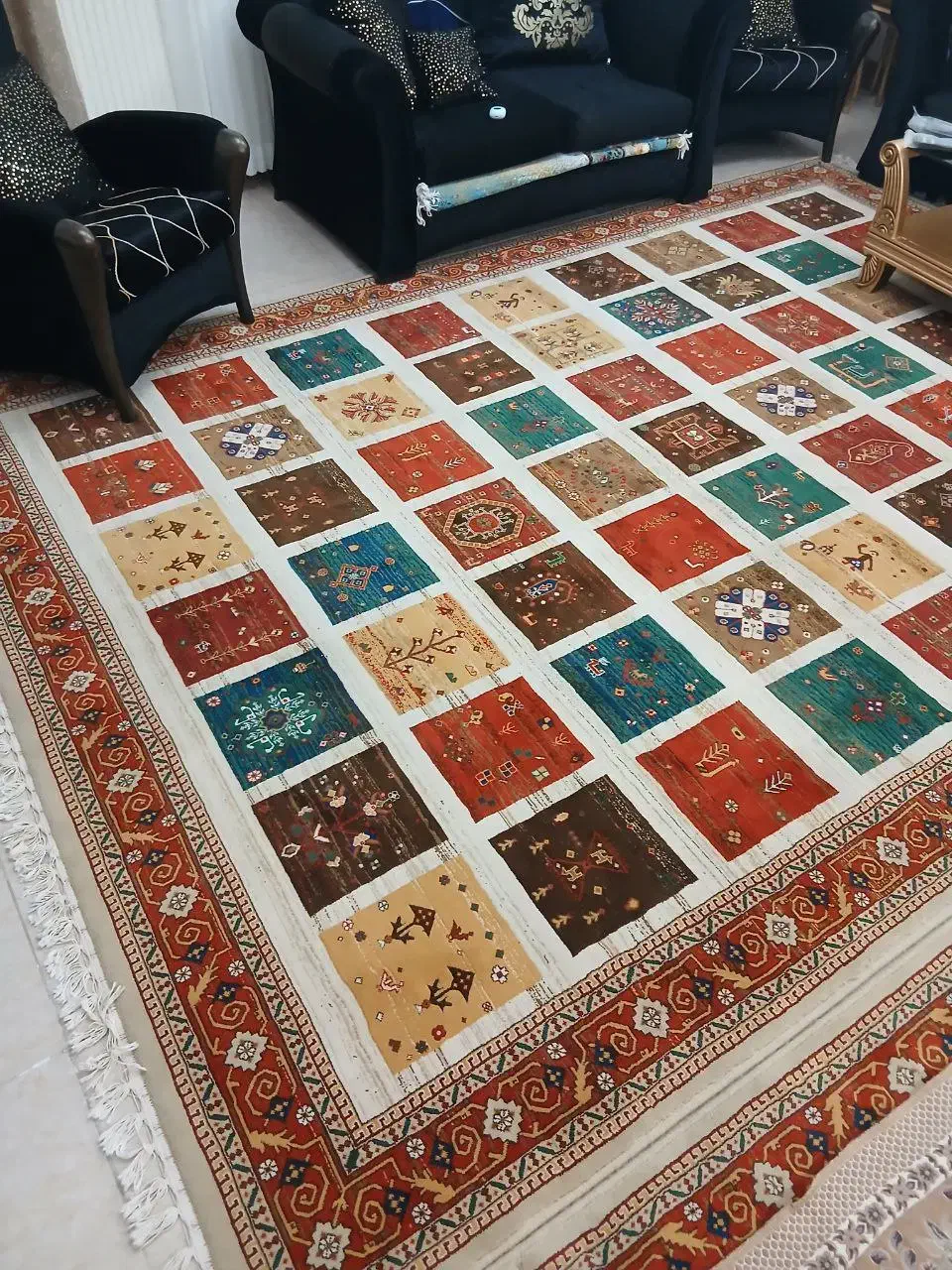 فرش ماشینی|فرش|مهاباد (آذربایجان غربی), |دیوار