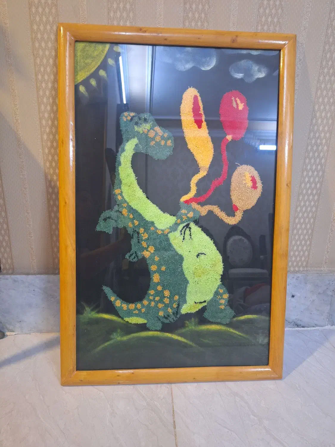 روتختی ۲ نفره، پایه گل، بادبزن تزئینی، شبه قالی|سرویس روتختی|سبزوار, شهرک اندیشه|دیوار