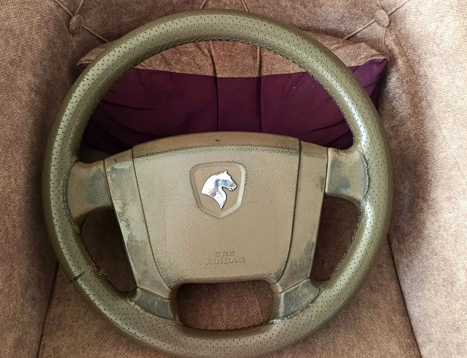 غربیلک فرمان سمند ( LX مولتی پلکس) ایربگ دار سالم|قطعات یدکی و لوازم جانبی|گیلان غرب, |دیوار