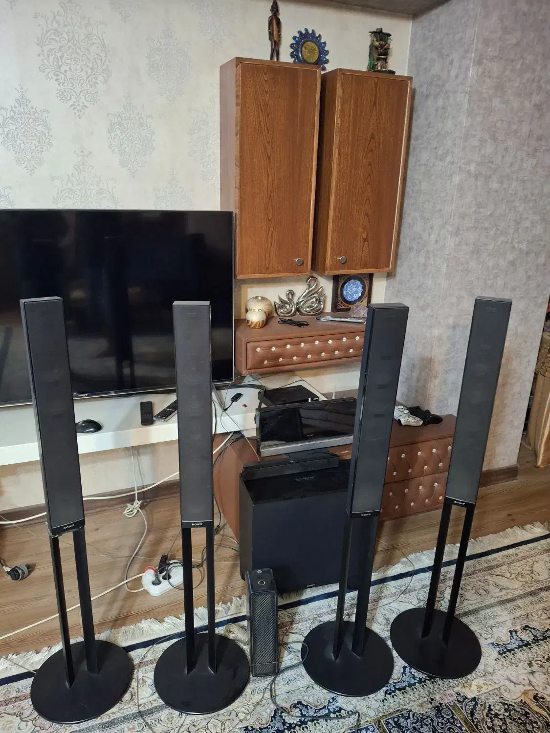 سینما خانگی سونی ۷ تکه|سیستم صوتی خانگی|اصفهان, صدف|دیوار