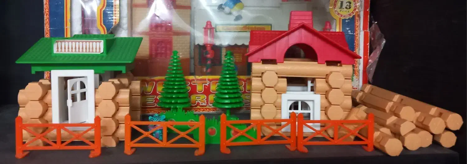 اسباب بازی ساختنی کلبه جنگلی ۹۲ تکه|اسباببازی بچه|وحیدیه, |دیوار