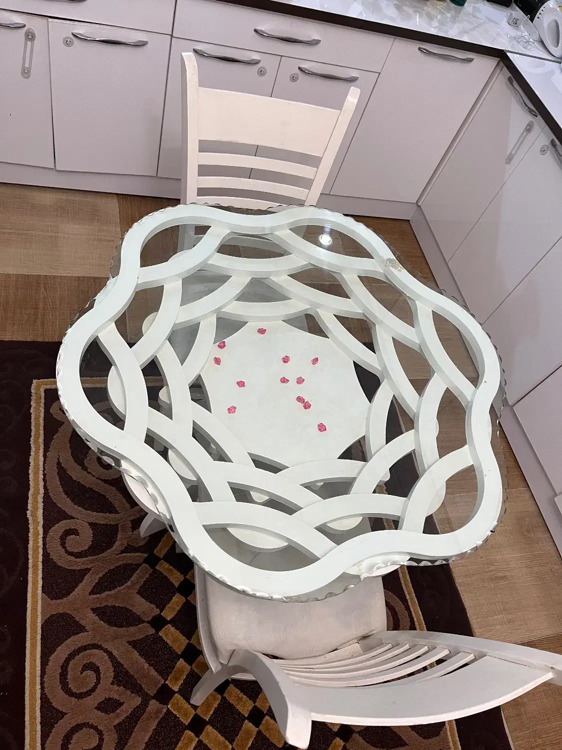 میز آشپزخانه نو چهار نفره|میز و صندلی غذاخوری|رفسنجان, |دیوار