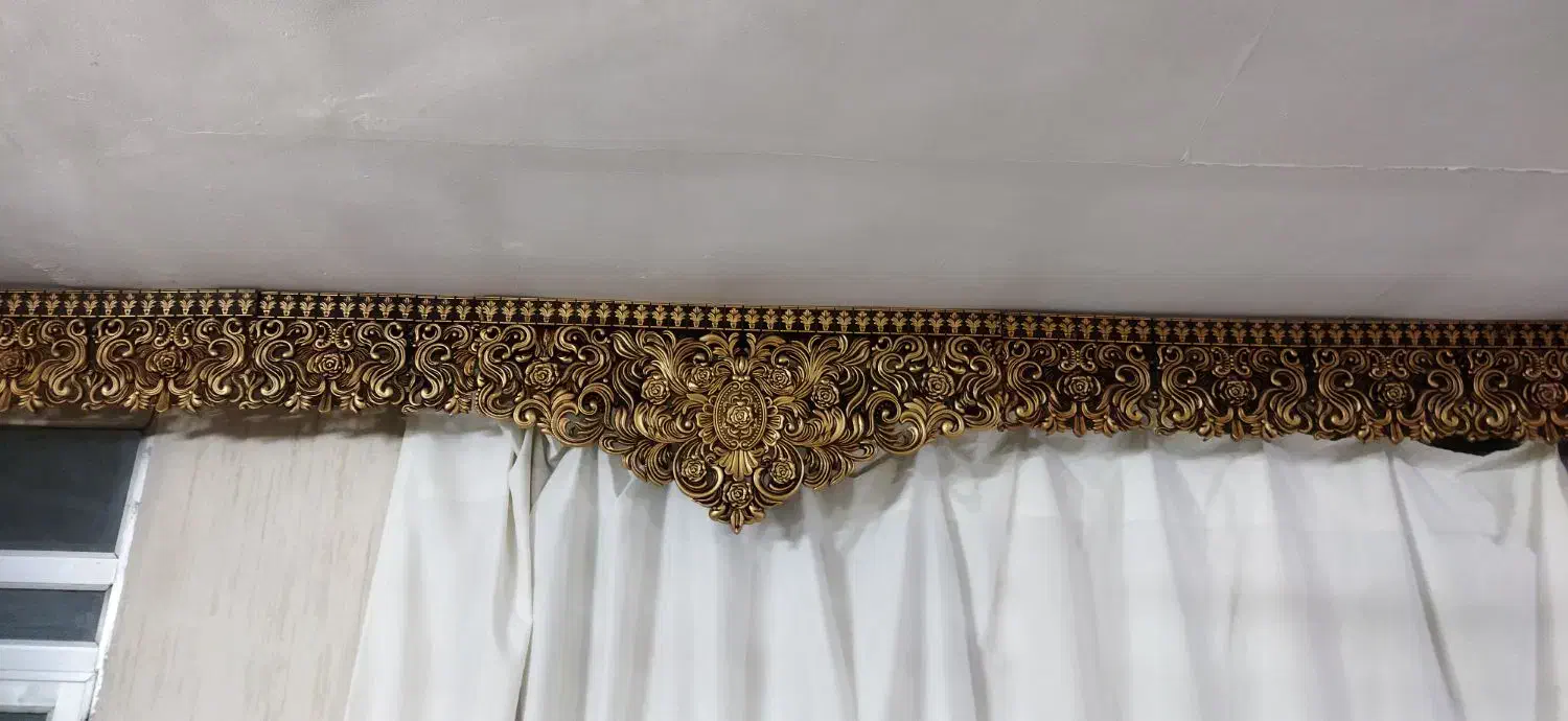 کتیبه پرده 4متر ونیم|پرده، رانر، رومیزی|مشهد, مصلی (کارمندان اول)|دیوار