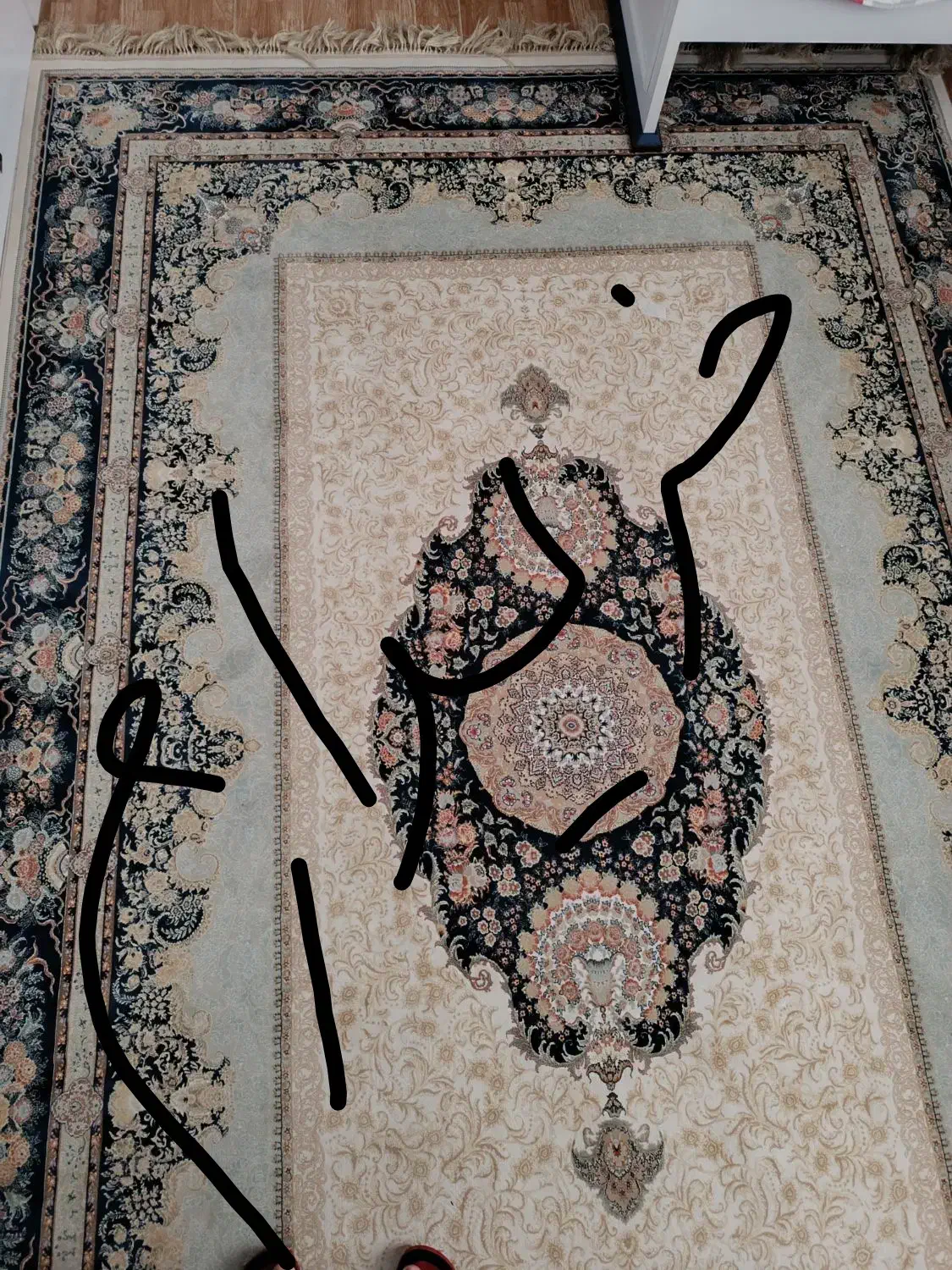 فرش 6 ، 9، 12 از این مدل|فرش|جوانرود, |دیوار