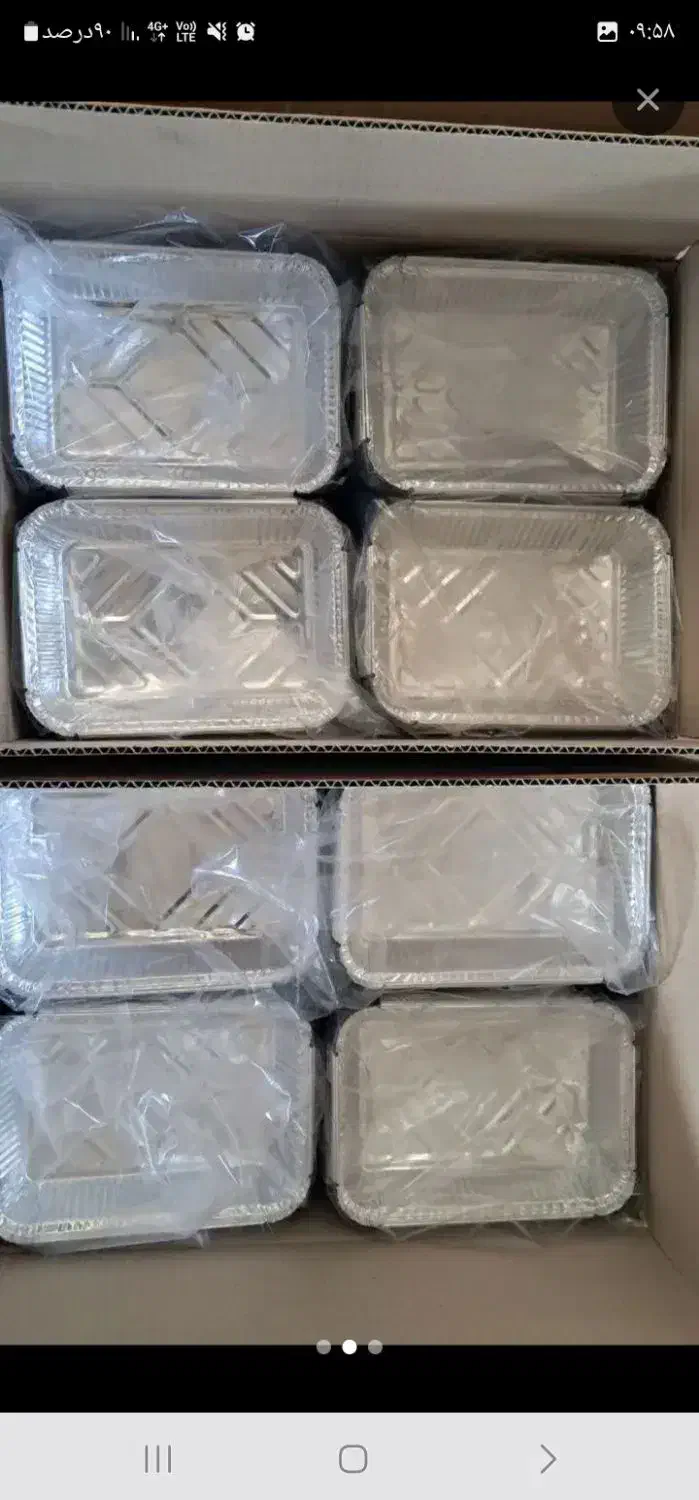 ظروف یکبار مصرف آلومینیومی تک پرس|ظروف نگهدارنده، پلاستیکی، یک‌بارمصرف|تهران, فاطمی|دیوار