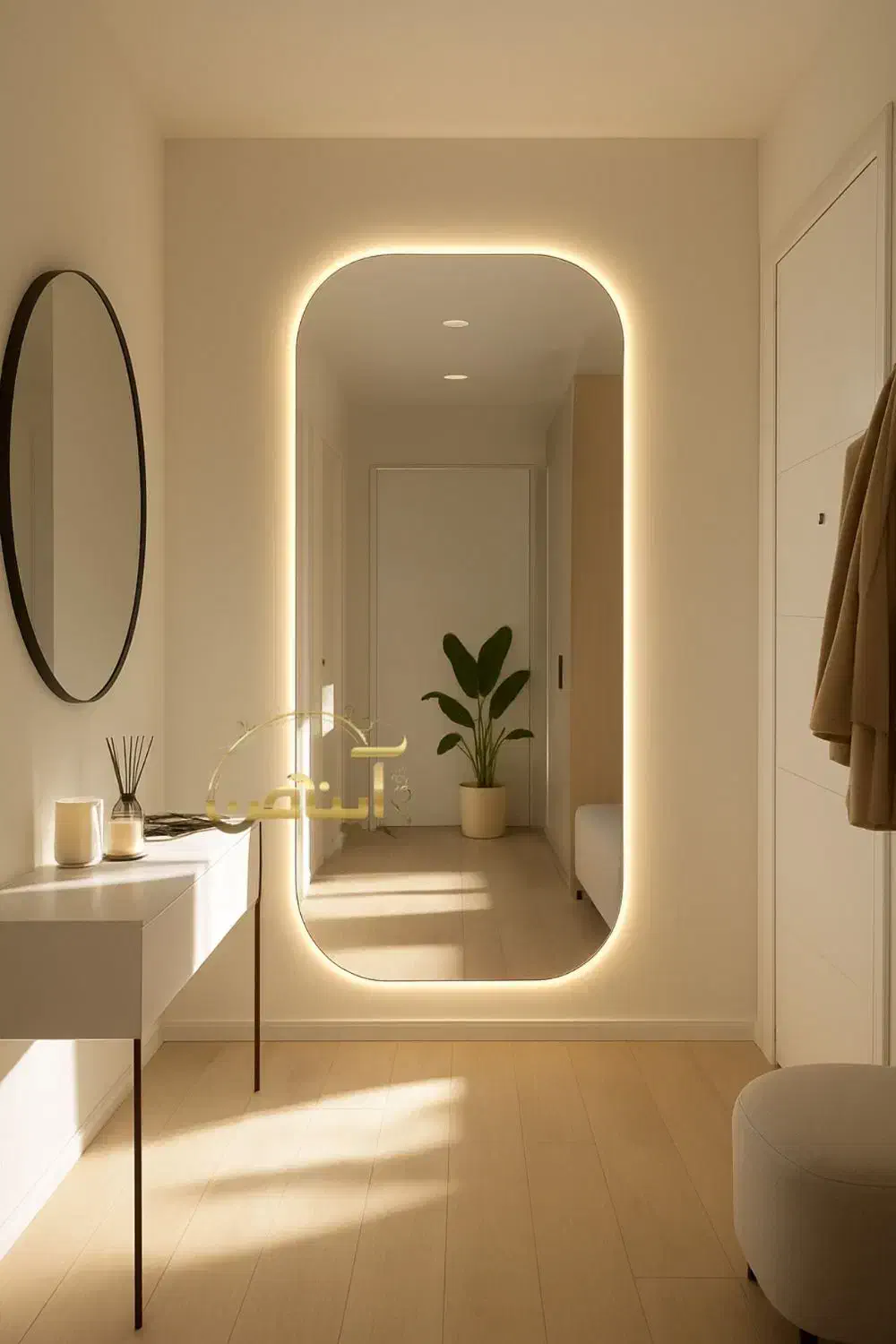 آینه قدی بک لایت مستطیل|آینه|مشهد, حجت|دیوار