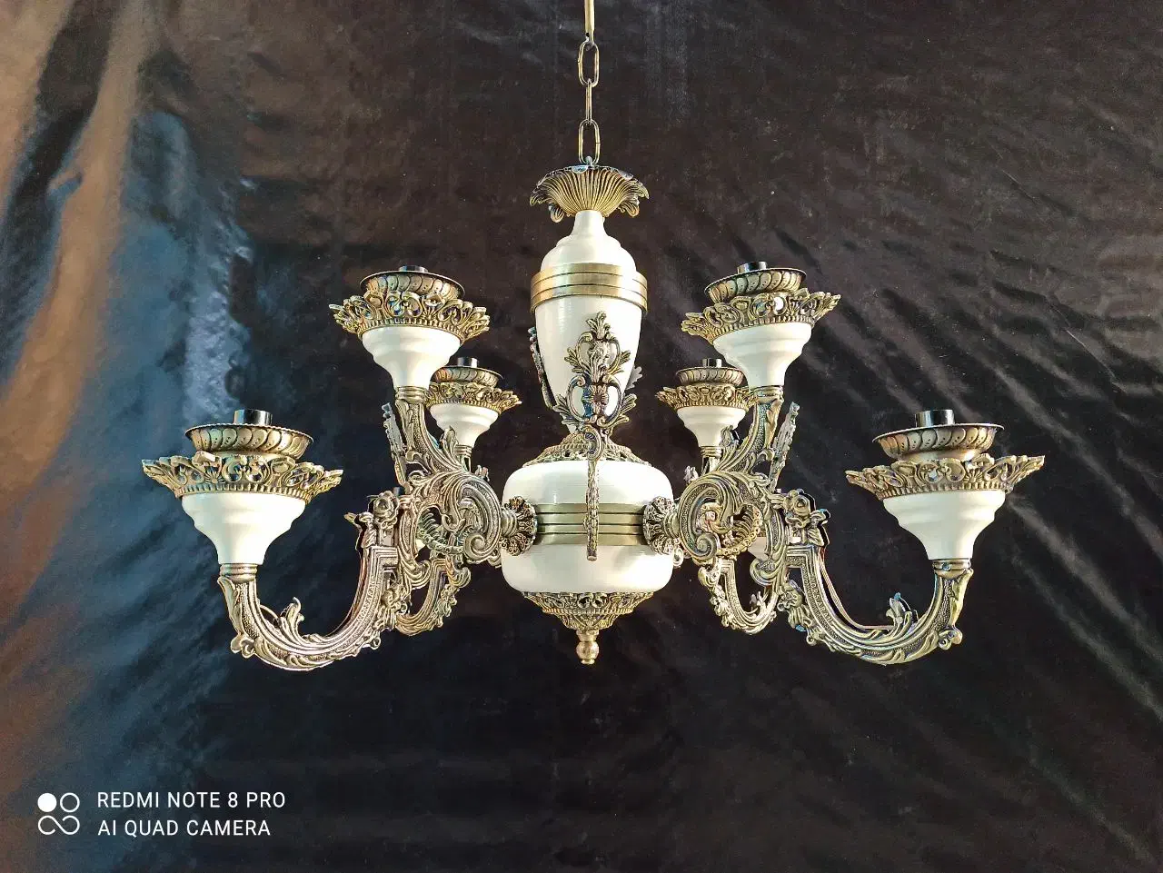 لوستر طرح سرامیک|لوستر و چراغ آویز|بیرجند, |دیوار