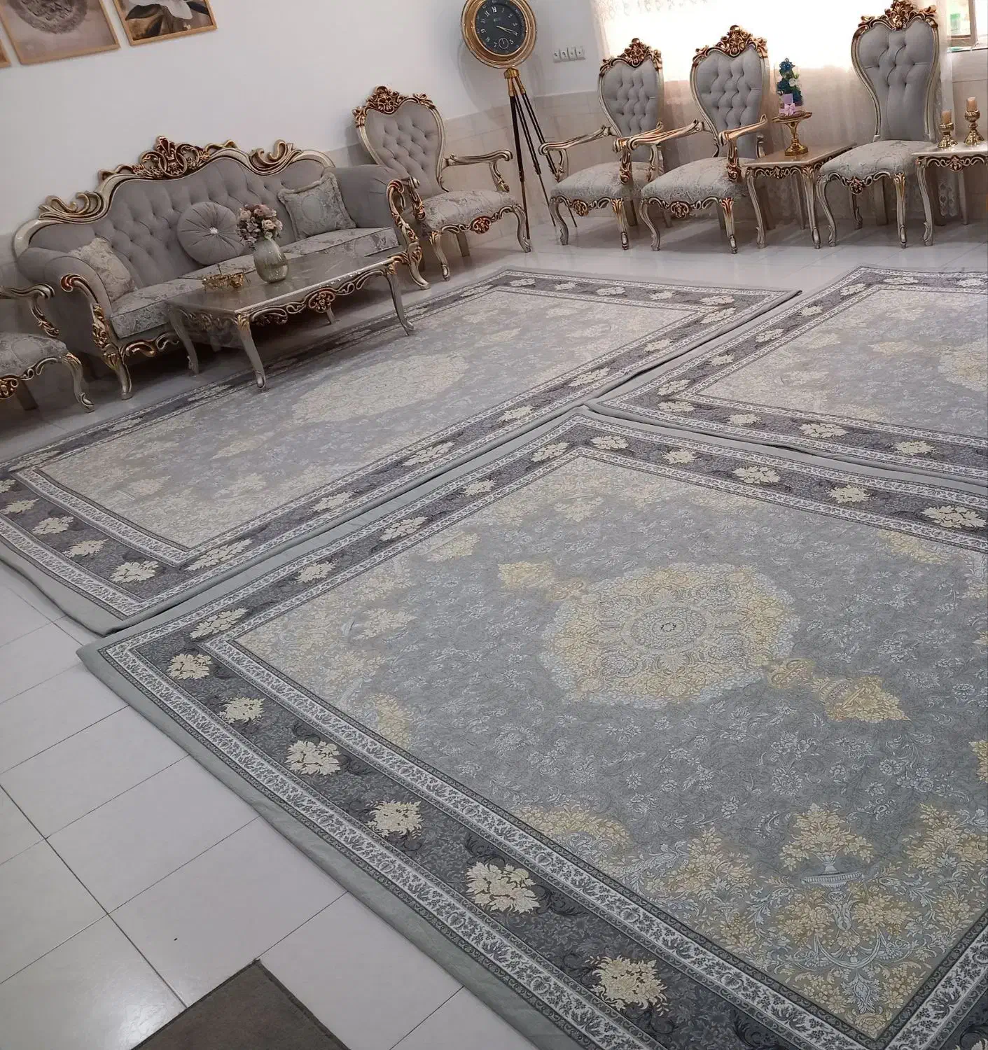 رو فرشی کش دار مخمل شانل|روفرشی|دورود, |دیوار