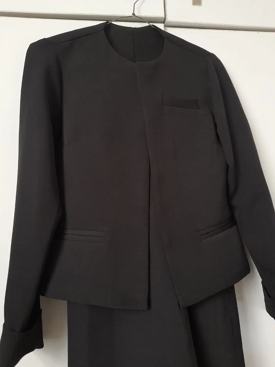 کت و دامن مشکی نو نو مجلسی مانتو لباس شب یلدا|لباس|قم, صفائیه|دیوار