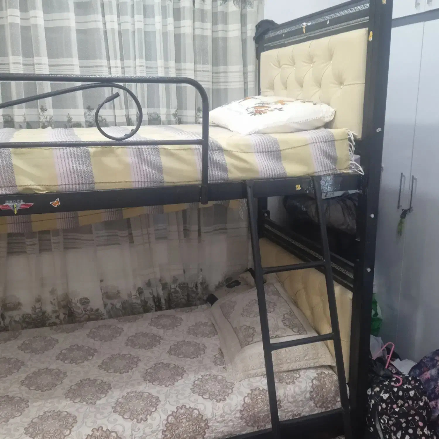 تخت‌دوطبقه‌نوجوان|تخت و سرویس خواب|مشهد, انقلاب|دیوار