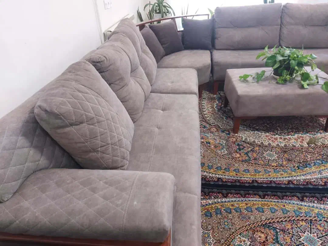 مبل ال راحتی 8 نفره نو|مبلمان خانگی و میز عسلی|سیرجان, |دیوار